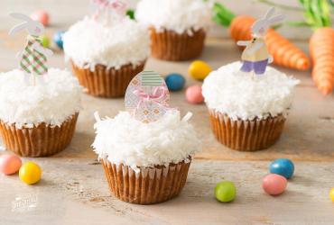 Easter Bunny Carrot Cupcakes