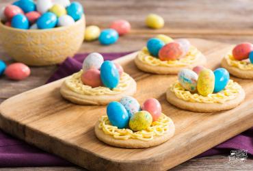 Easter Nest Sugar Cookies dixie