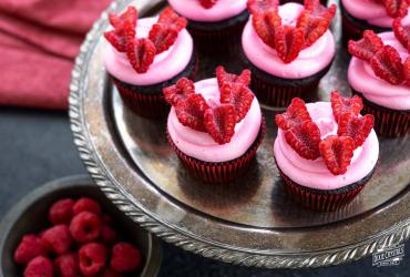 Give You My Heart Chocolate Raspberry Cupcakes 
