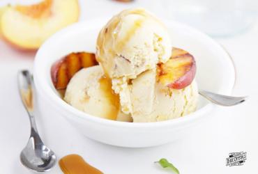 Grilled Peach Ice Cream dixie