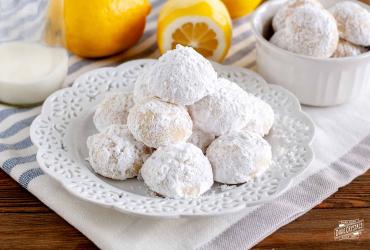 Lemon Butterball Cookies