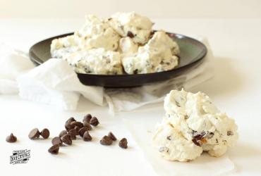 Meringue Cookies with Pecans and Chocolate Chips