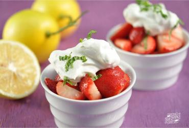 Strawberries in Meyer Lemon Syrup 