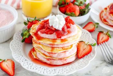 Strawberry Cheesecake Pancakes Dixie 
