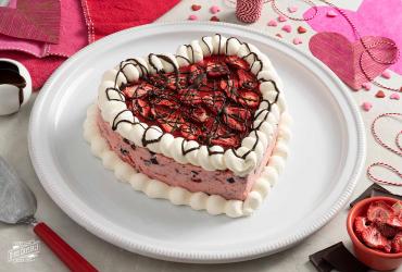 Strawberry Cupid Ice Cream Cake Dixie 