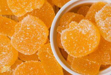Sweet and Sour Gummy Pumpkins dixie