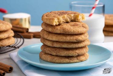 Thick, Soft Baked Snickerdoodle Cookies Dixie