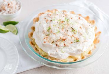 Banana Cream Pie with Coconut and Lime dixie