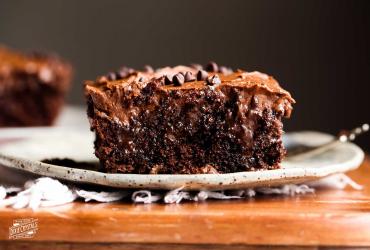 Chocolate Poke Cake dixie