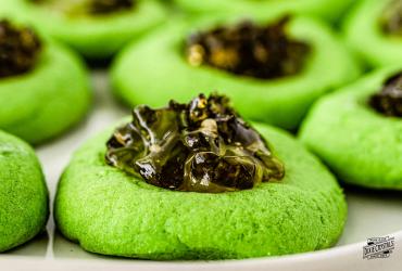 Green Velvet Jalapeno Jelly Filled Thumbprint Cookies Dixie 