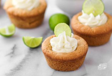Key Lime Cookie Cups dixie