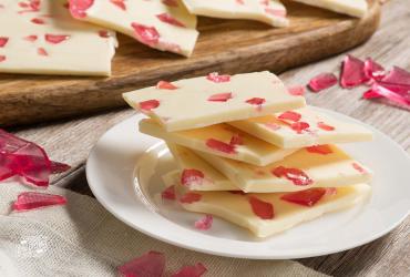 Peppermint Bark with Homemade Peppermint Candy