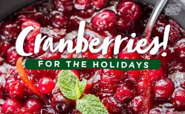 Holiday Homemade Cranberry Recipes