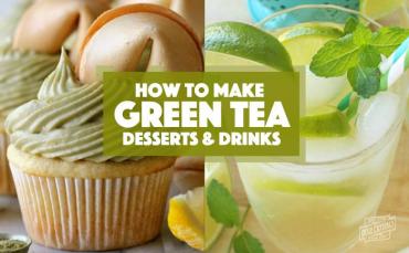 how to make green tea desserts and drinks