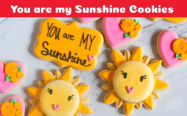 You Are My Sunshine Decorated Sugar Cookies dixie